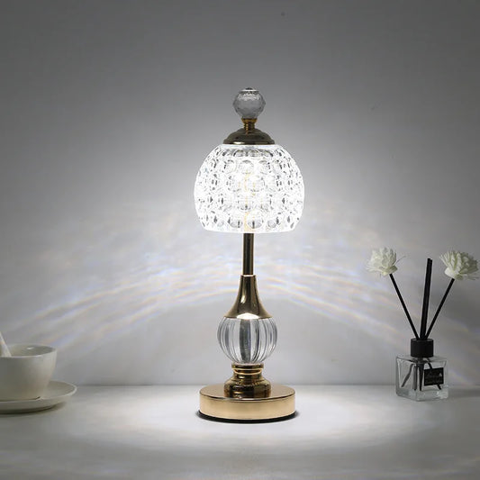 Metal Crystal Acrylic Desk Lamp